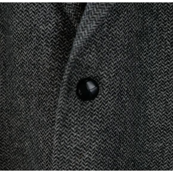 Nautica Options Gray Charcoal Black Blazer Herringbone Sport Coat Jacket 42R - Picture 4 of 7